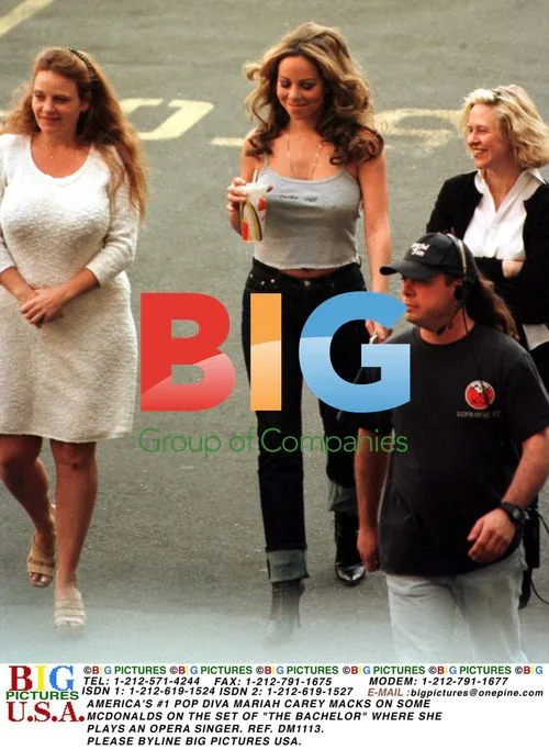 Mariah Carey on set of "The Bachelor"
