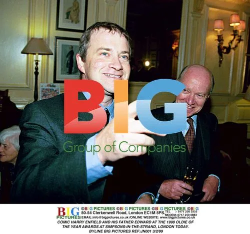 Harry Enfield and his father Edward