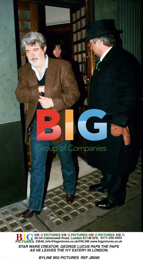 George Lucas Leaves The Ivy in London