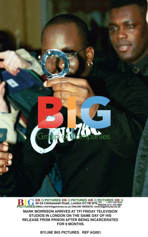 Mark Morrison Arrives at TFI Friday Studios After Prison