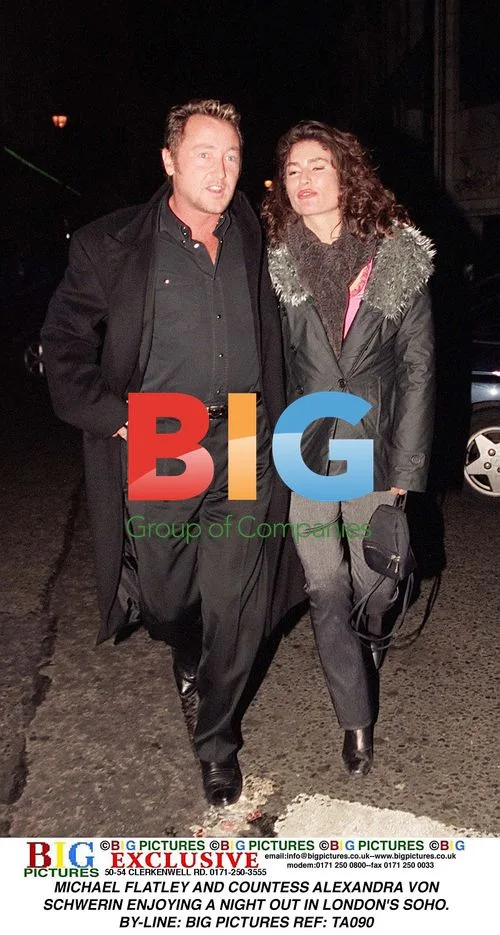 Michael Flatley and Countess Alexandra in Soho