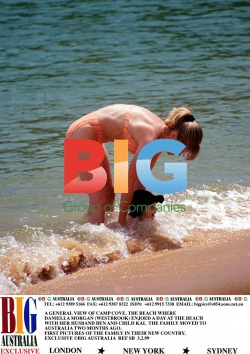 Daniella Morgan and family enjoy day at Camp Cove beach in Australia