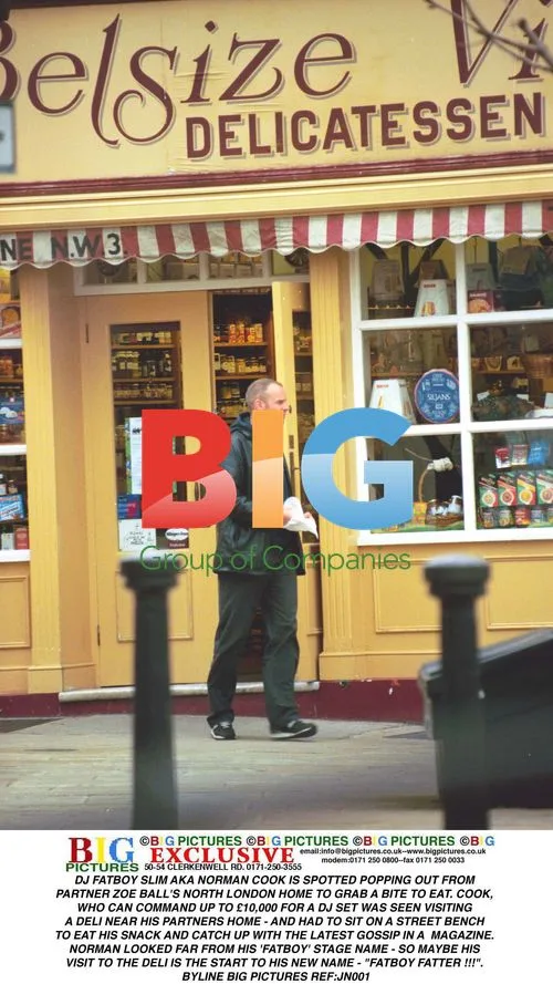 DJ Fatboy Slim Spotted Grabbing a Bite