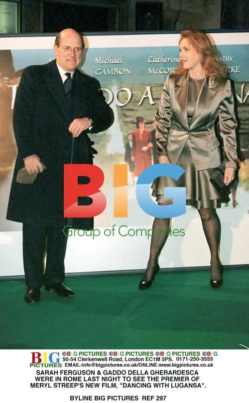 Sarah Ferguson & Gaddo Della Gherardesca at Film Premiere