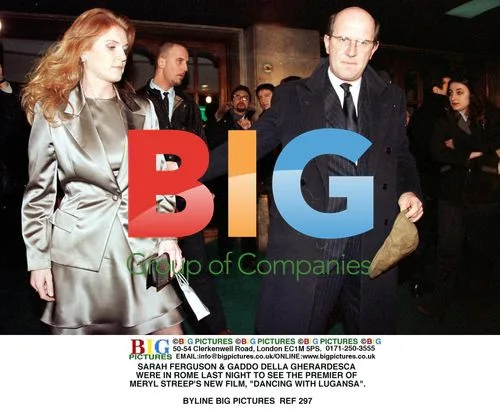 SARAH FERGUSON & GADDO DELLA GHERARDESCA at Film Premiere