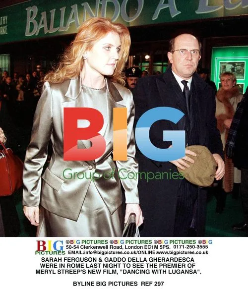 SARAH FERGUSON & GADDO DELLA GHERARDESCA at Film Premiere