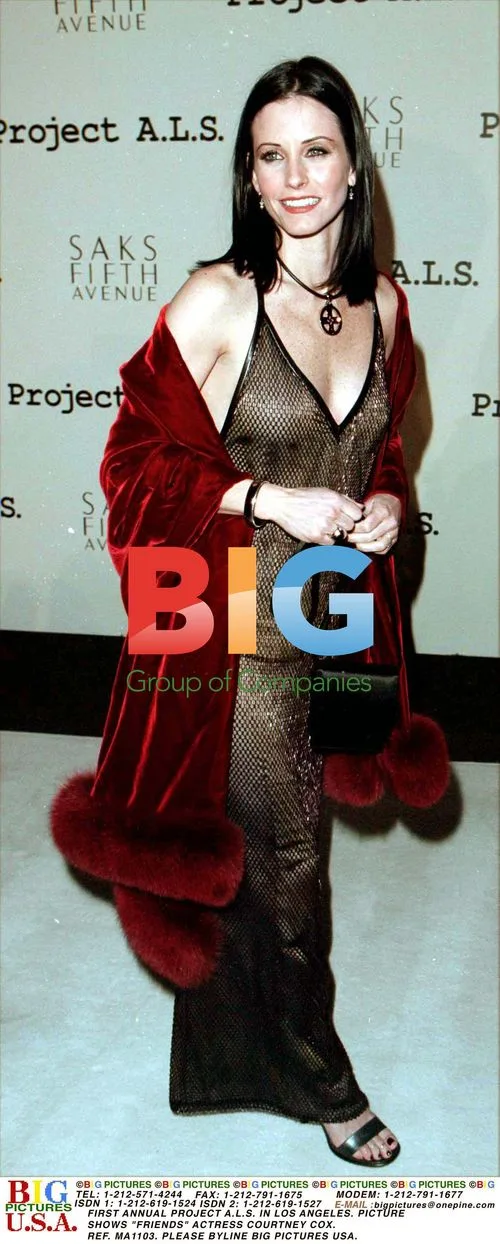 Courtney Cox at Project A.L.S. Event