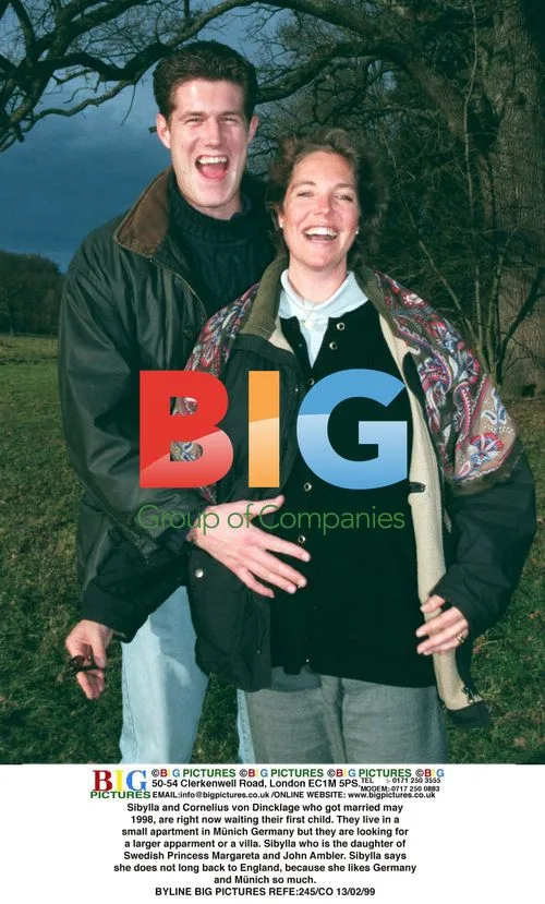 Sibylla and Cornelius von Dincklage expecting first child