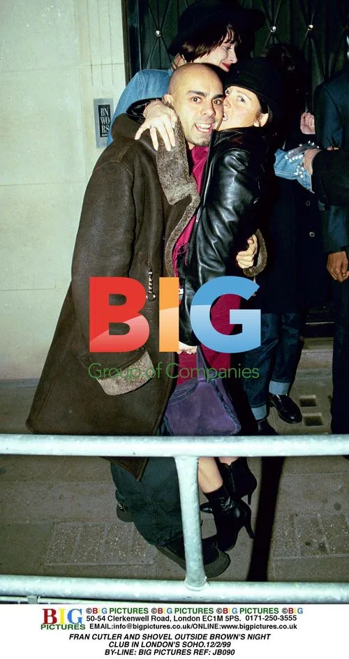 Fran Cutler and Shovel outside Brown's Night Club