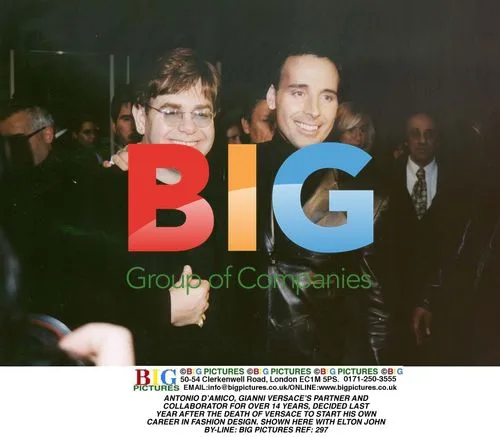 Antonio D'Amico and Elton John