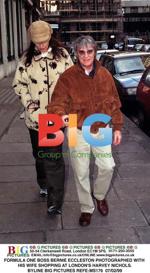 Formula One Boss Bernie Eccleston and Wife Shopping