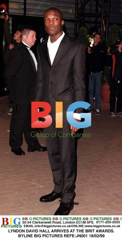 Lyndon David Hall Arrives at Brit Awards