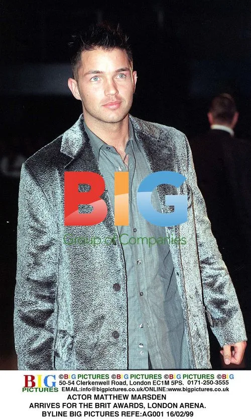 Matthew Marsden Arrives for Brit Awards