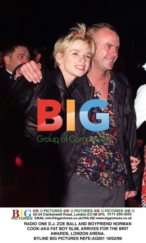 Zoe Ball and Norman Cook at Brit Awards