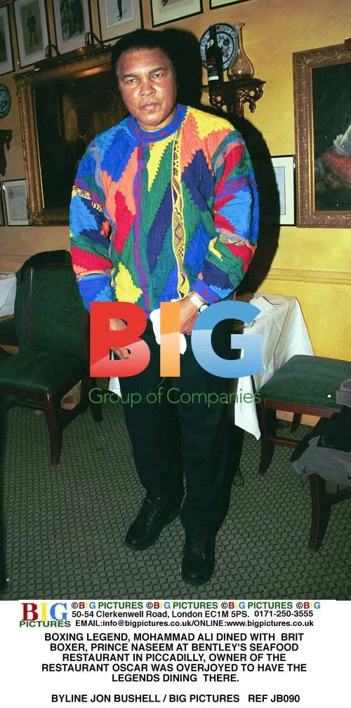 Ali and Prince Naseem Dine at Bentley's