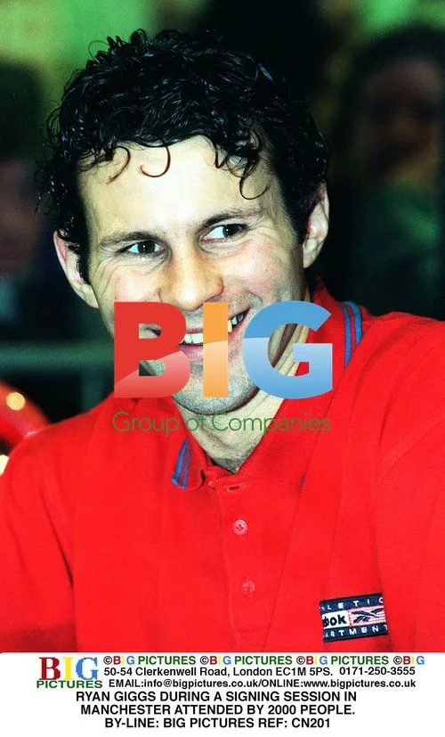 Ryan Giggs at Manchester Signing Session