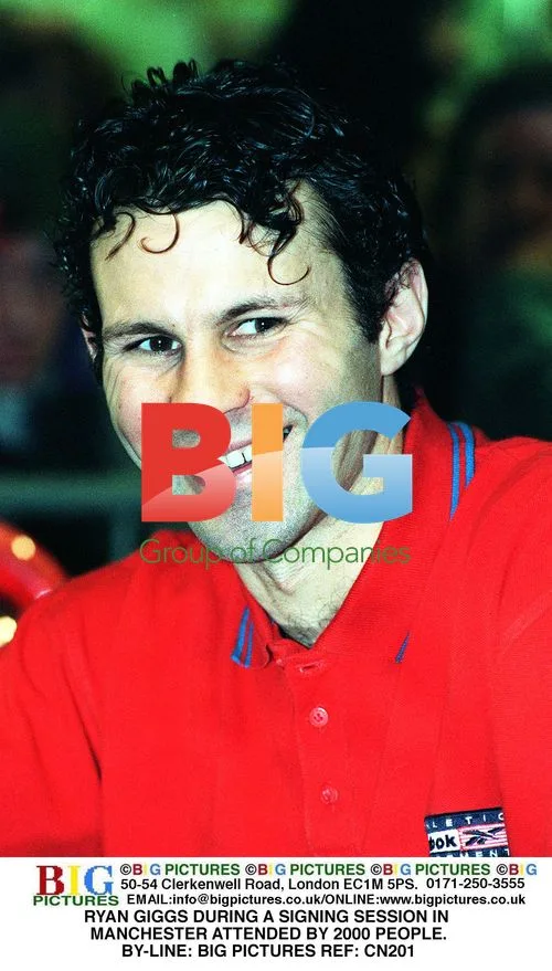 Ryan Giggs at Manchester Signing Session