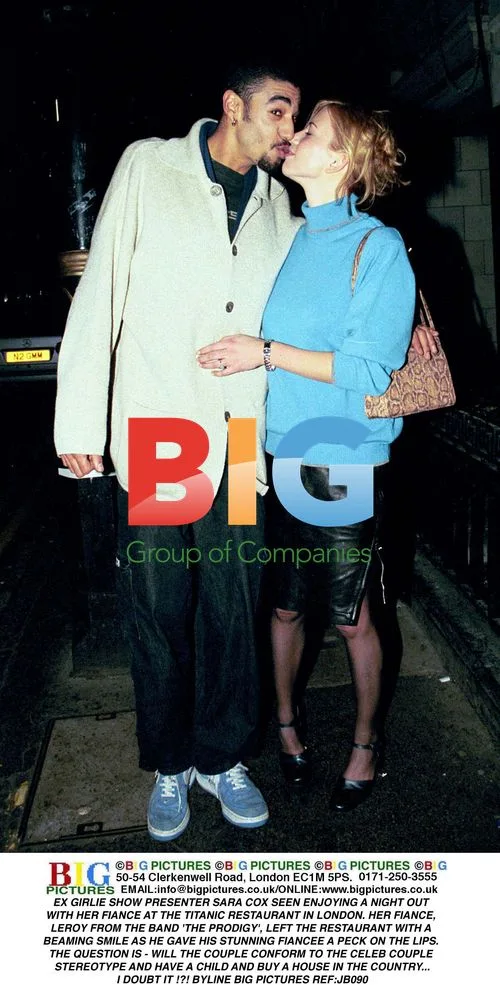 Sara Cox Seen with Fiance Leroy