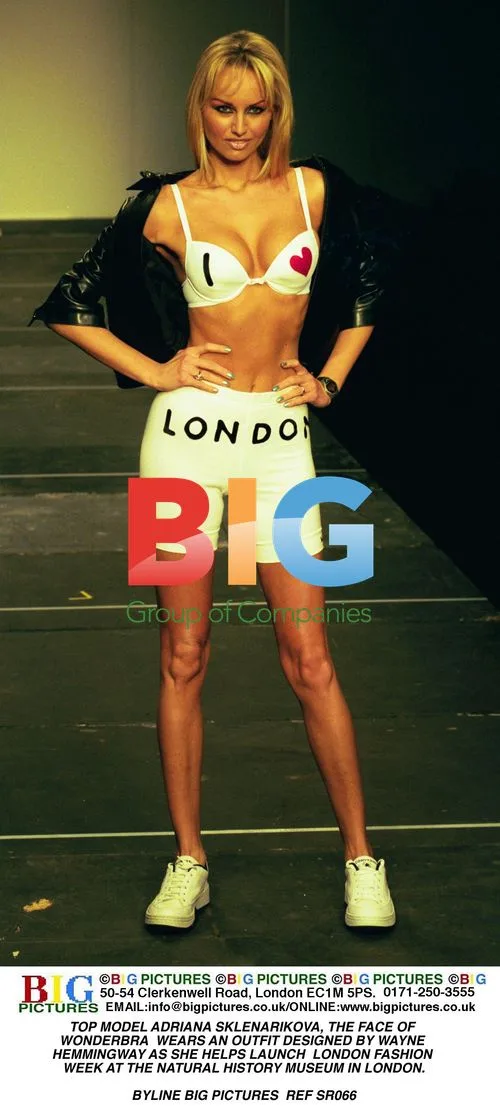 TOP MODEL ADRIANA SKLENARIKOVA LAUNCHES LONDON FASHION WEEK