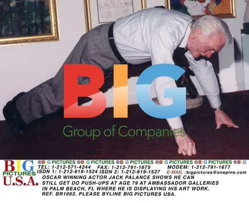 Jack Palance Does Push-Ups at 79