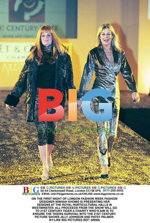Jilly Johnson and Patsy Palmer at London Fashion Week