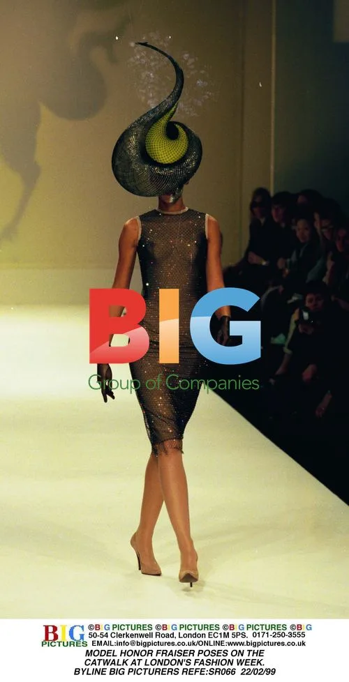 Model Honor Fraiser at London Fashion Week