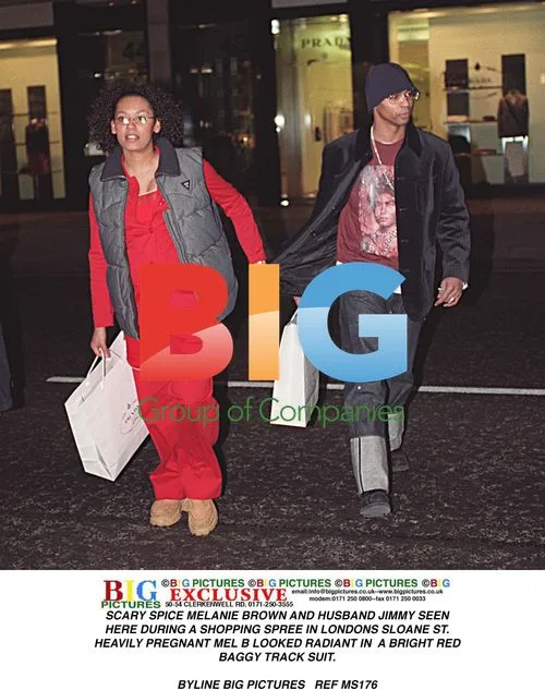 Mel B and Husband Jimmy Shopping in London