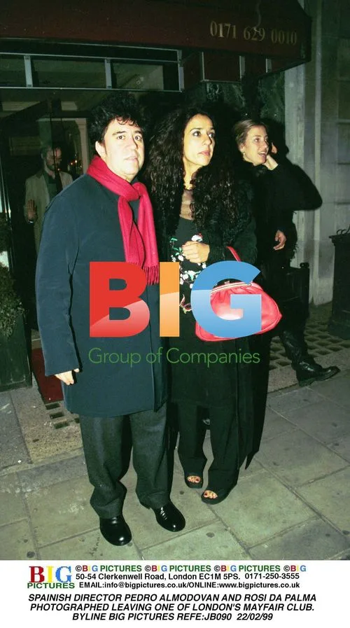 Pedro Almodovan and Rosi da Palma Leaving Mayfair Club