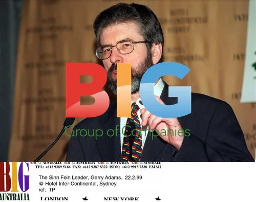 Sinn Fein Leader Gerry Adams in Sydney