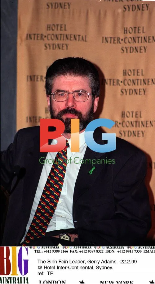 Sinn Fein Leader Gerry Adams at Hotel Inter-Continental