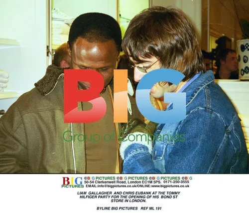 Liam Gallagher and Chris Eubank at Tommy Hilfiger party