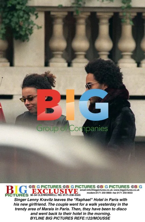 Lenny Kravitz spotted with new girlfriend in Paris