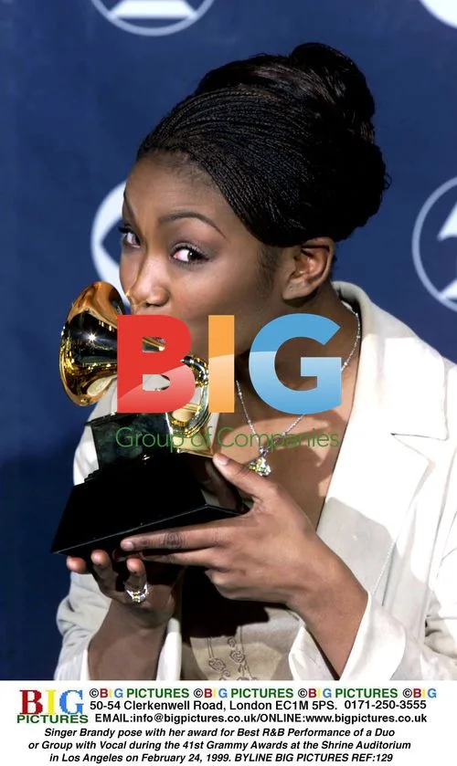 Brandy Receives Grammy for Best R&B Performance