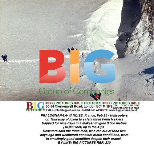 French Skiers Rescued from Igloo