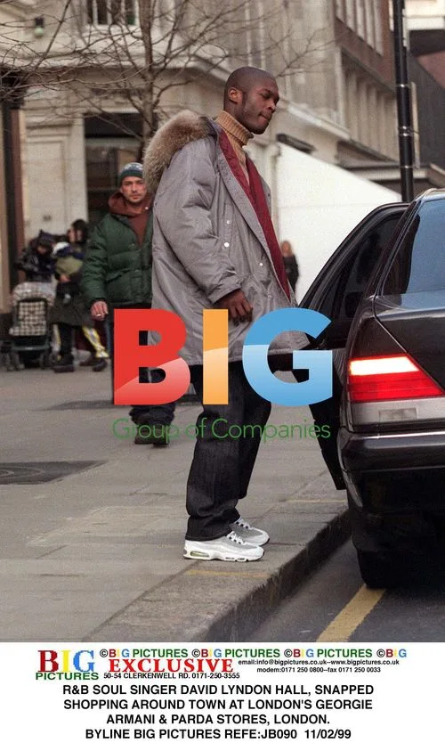 R&B Singer David Lyndon Hall Shopping in London