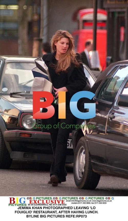 Jemima Khan Leaving Lo Fouiglio Restaurant