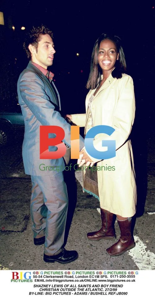 Shazney Lewis and Boyfriend Christian Outside the Atlantic