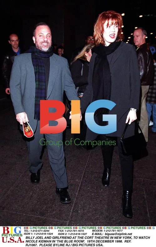 Billy Joel and Girlfriend at Cort Theatre