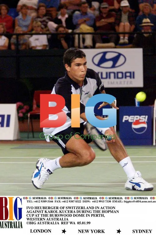 IVO HEUBERGER vs KAROL KUCERA at HOPMAN CUP