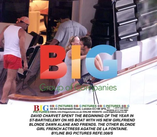 David Charvet Vacations in St-Barthélemy