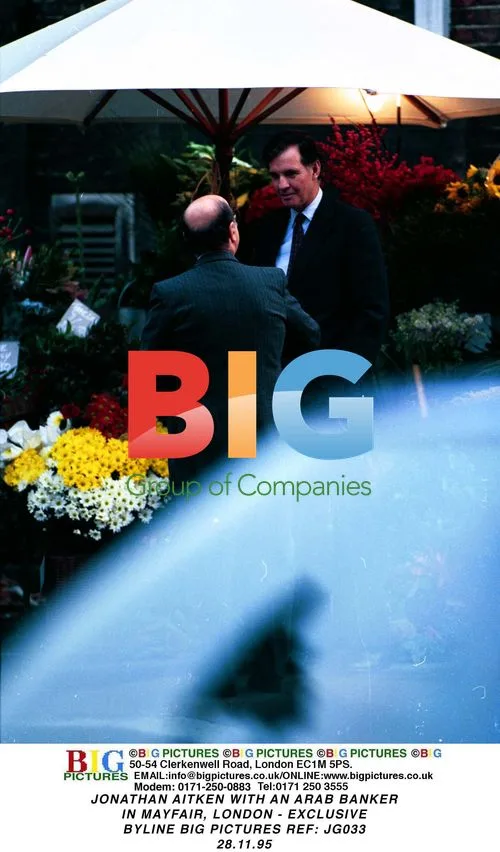 Jonathan Aitken and Arab Banker in Mayfair
