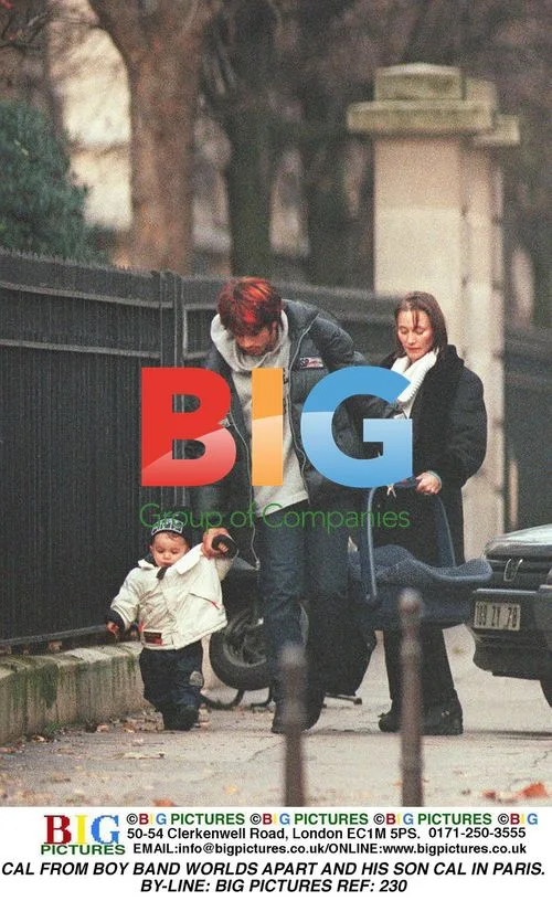 Cal from Boy Band Worlds Apart and Son in Paris