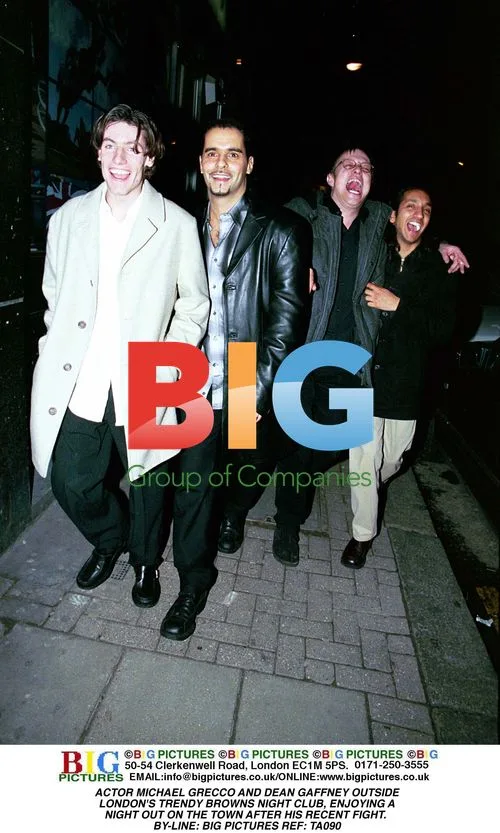 Michael Grecco and Dean Gaffney at London Nightclub