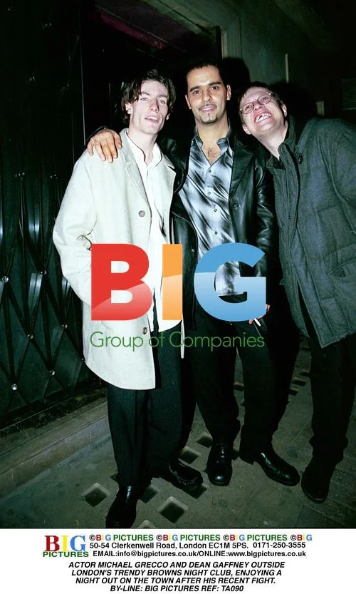 Michael Grecco and Dean Gaffney Outside London Club