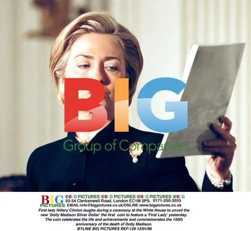 Hillary Clinton Unveils Dolly Madison Silver Dollar