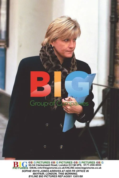Sophie Rhys-Jones Arrives at PR Office
