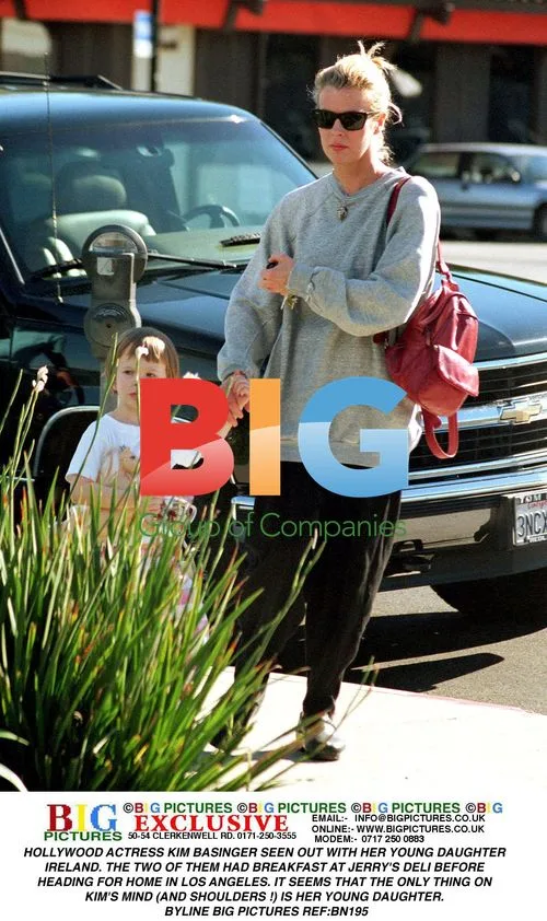 Kim Basinger and daughter Ireland out in LA