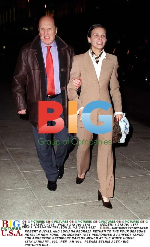 Robert Duvall and Luciana Pedraza at Four Seasons