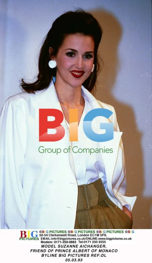 Model Suzanne Aichanger, Friend of Prince Albert