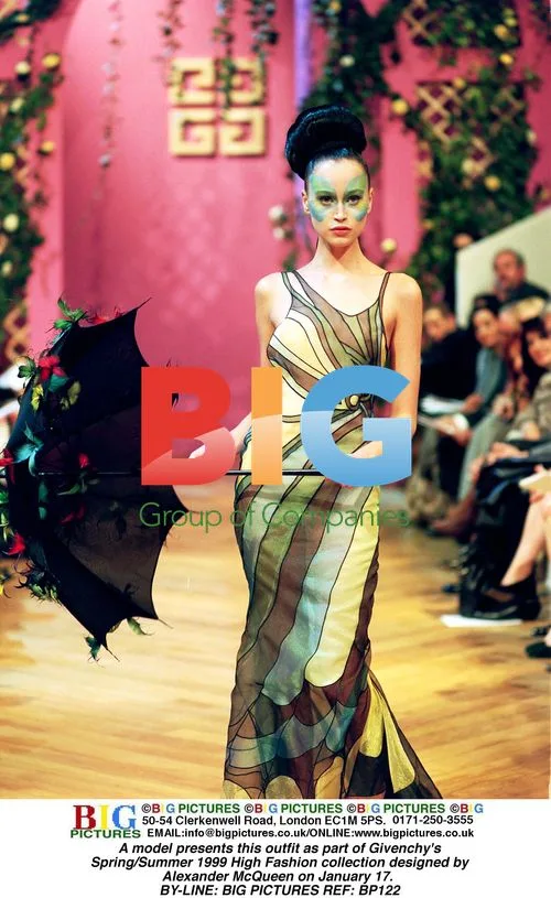 Givenchy Model in McQueen Collection